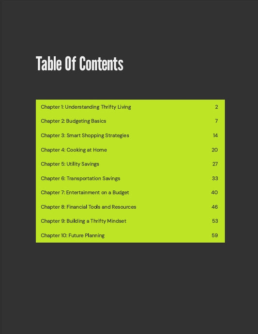 Thrifty Living: Smart Strategies for Solo Savers